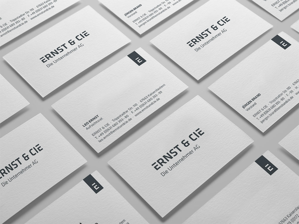Variante B Case Launch der Website für Ernst & Cie – Die Unternehmer AG