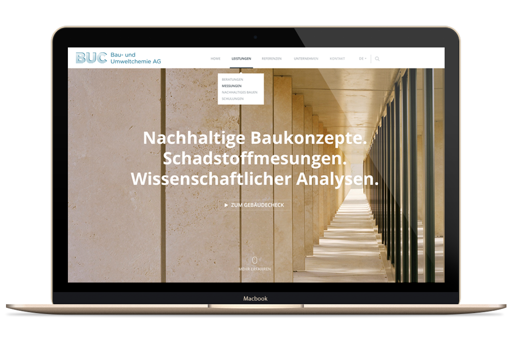 Variante B Case Relaunch bei der Bau- und Umwelthygiene AG
