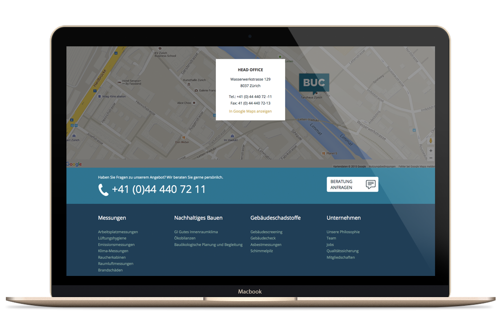 Variante B Case Relaunch bei der Bau- und Umwelthygiene AG