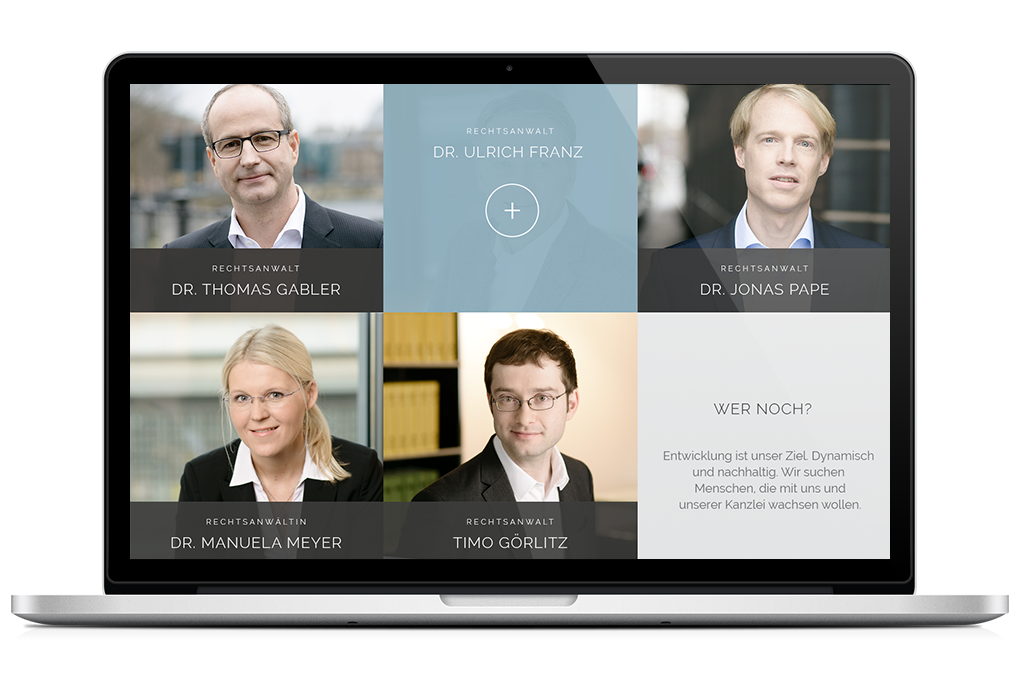 Variante B Case GABLER & FRANZ Rechtsanwälte – Zuhause im Wirtschaftsrecht