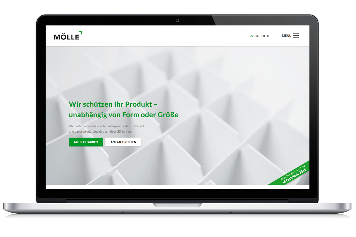 Variante B Case Mölle GmbH – Website Relaunch und neues Corporate Design