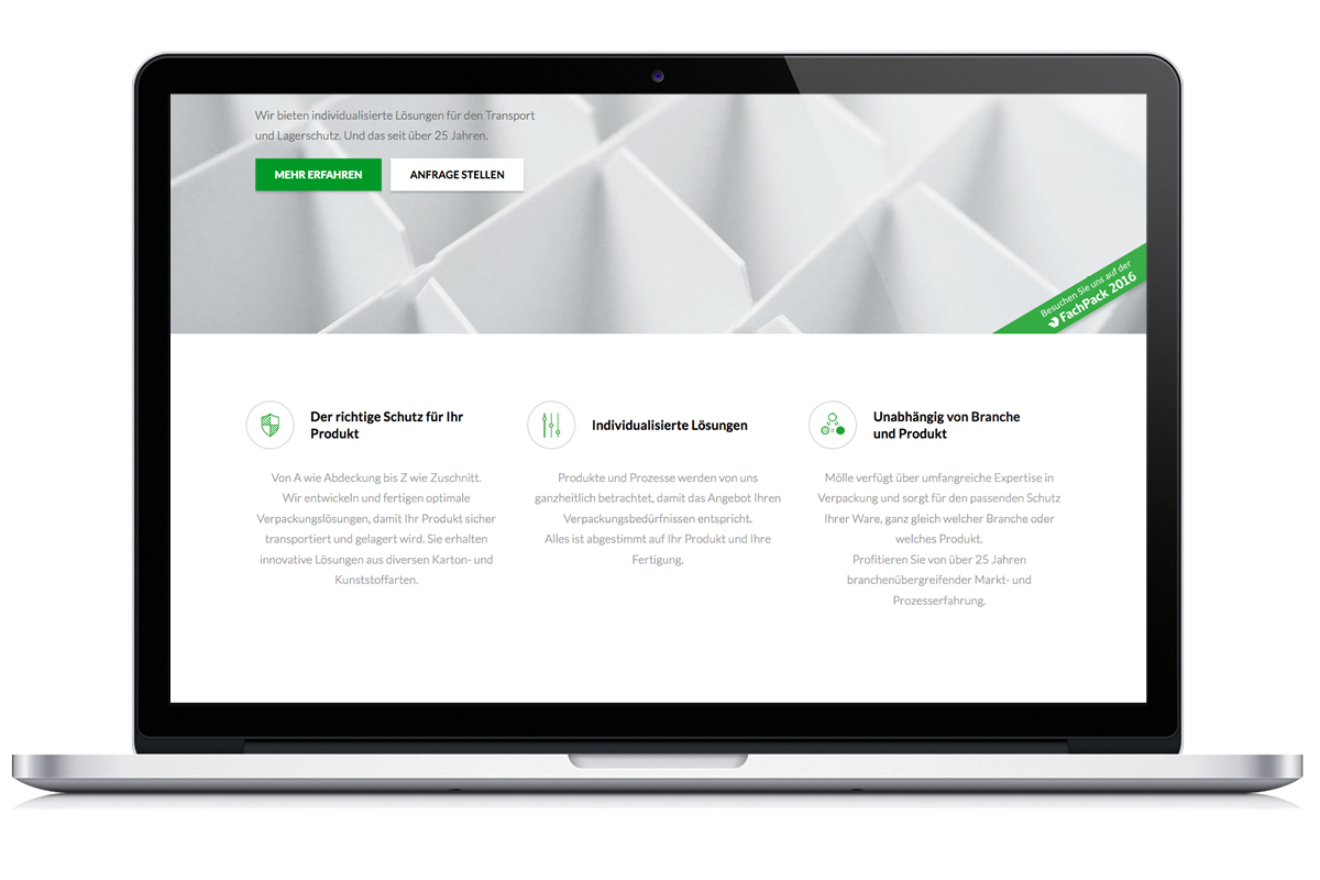 Variante B Case Mölle GmbH – Website Relaunch und neues Corporate Design