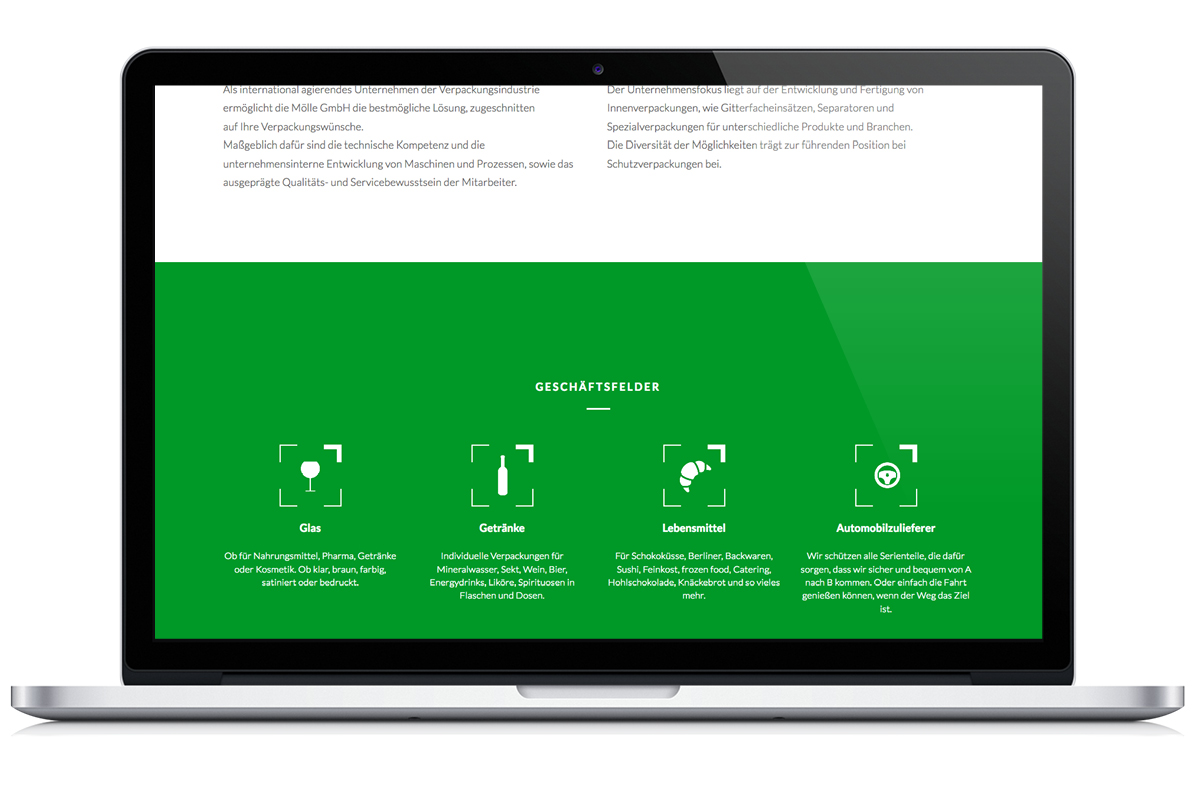 Variante B Case Mölle GmbH – Website Relaunch und neues Corporate Design