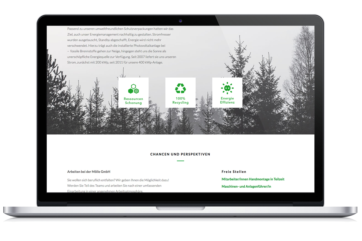 Variante B Case Mölle GmbH – Website Relaunch und neues Corporate Design
