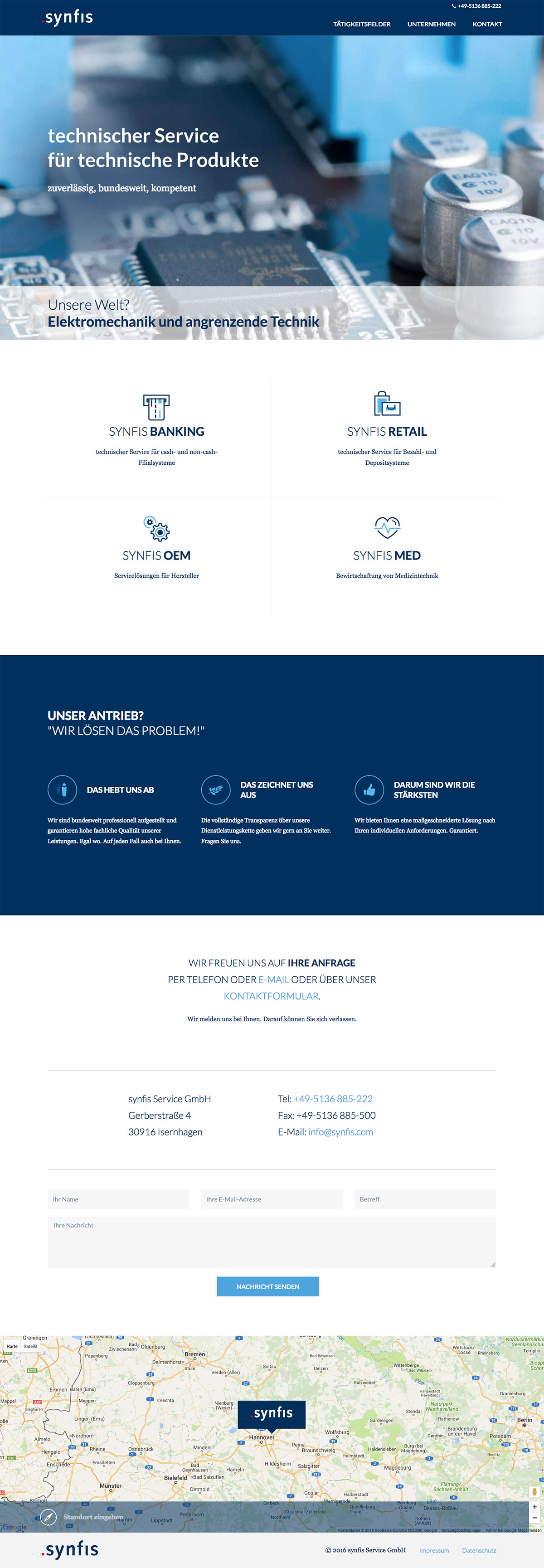 Variante B Case synfis GmbH – Neue digitale Strategie