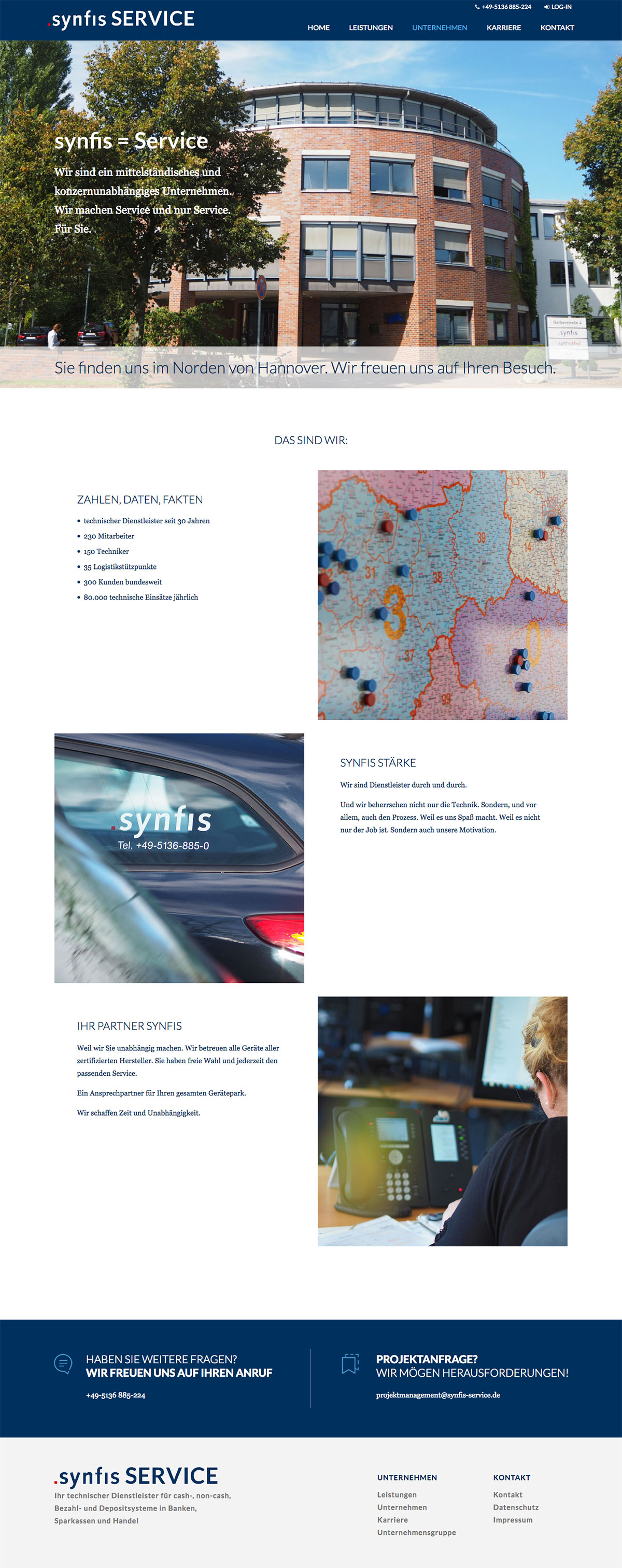 Variante B Case synfis GmbH – Neue digitale Strategie