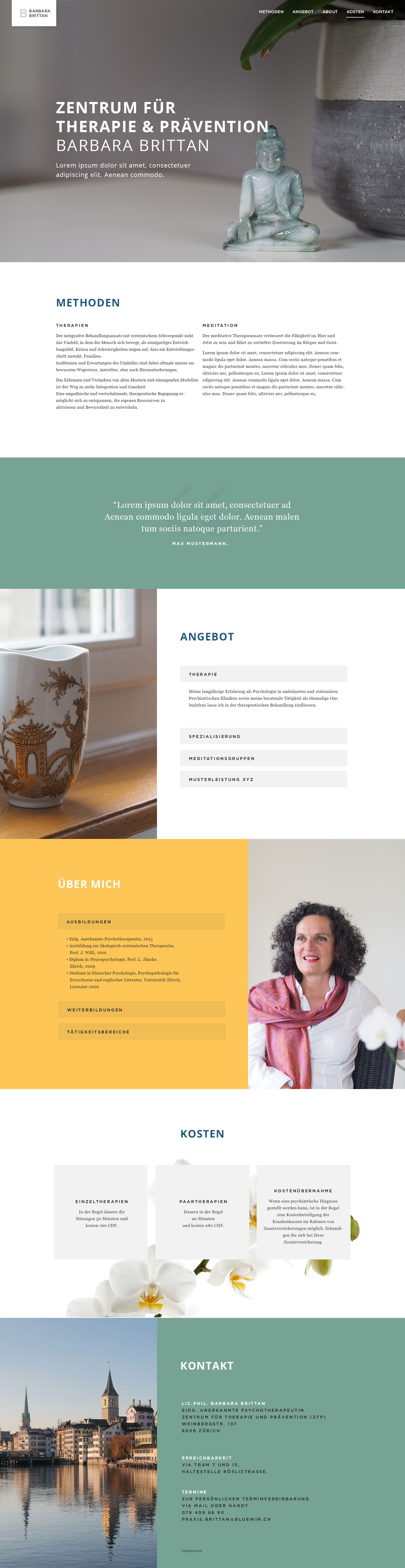 Variante B Case Webdesign für Barbara Brittan