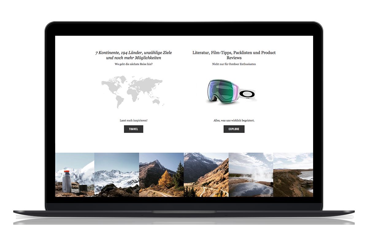 Variante B Case Relaunch des Travel-Blogs OUT OF OFFICE – www.oooyeah.de