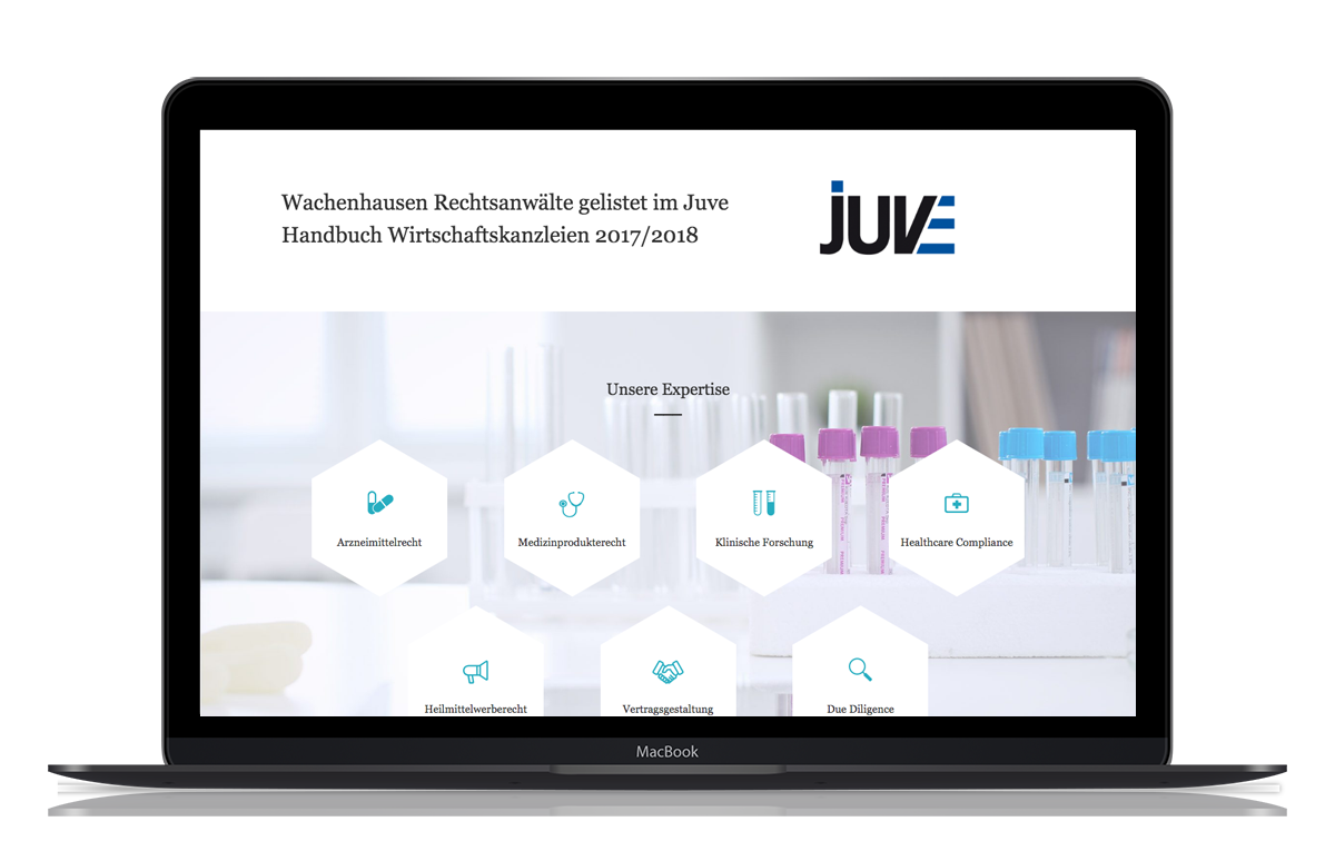 Variante B Case Konzeption und Redesign von Wachenhausen Law