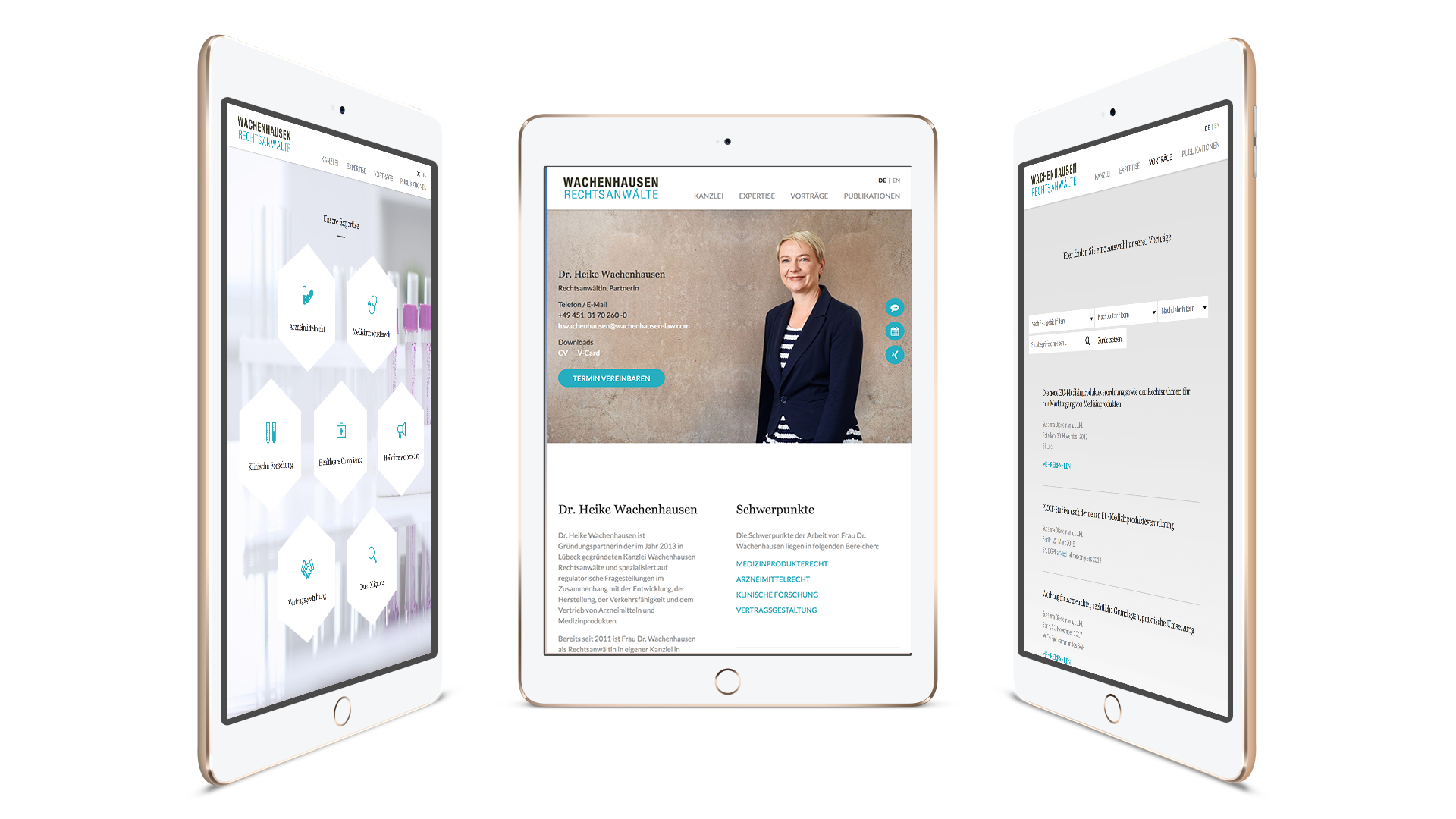 Variante B Case Konzeption und Redesign von Wachenhausen Law