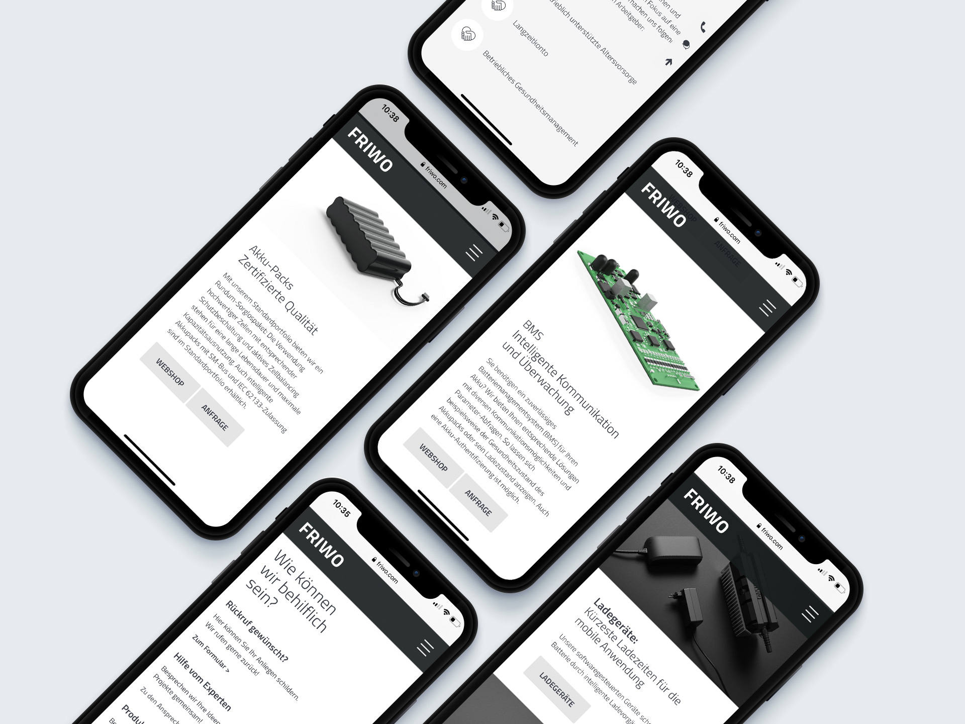 Variante B Case Marken Relaunch für FRIWO