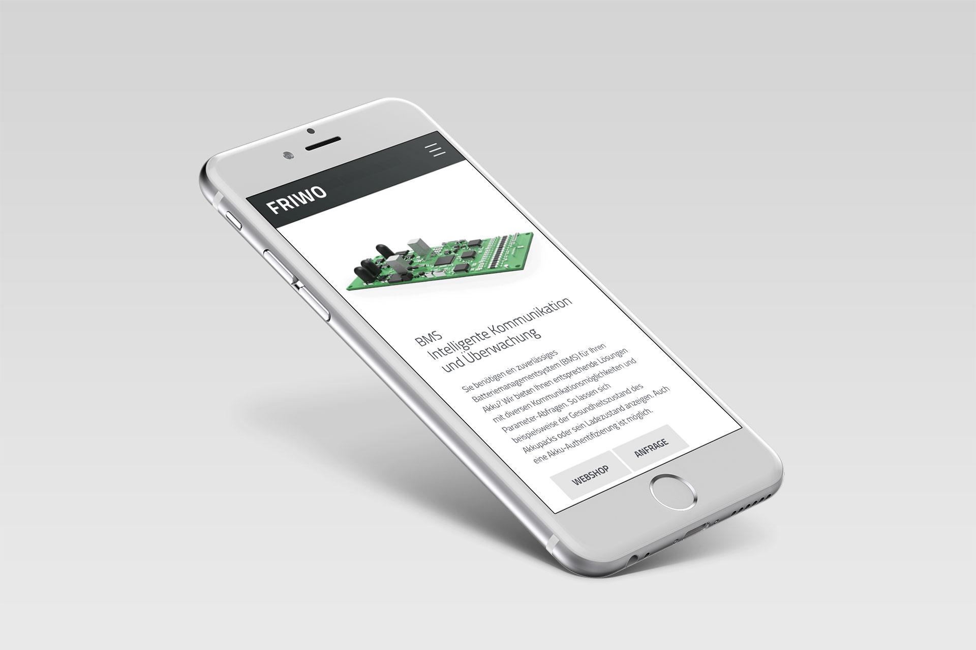 Variante B Case Marken Relaunch für FRIWO